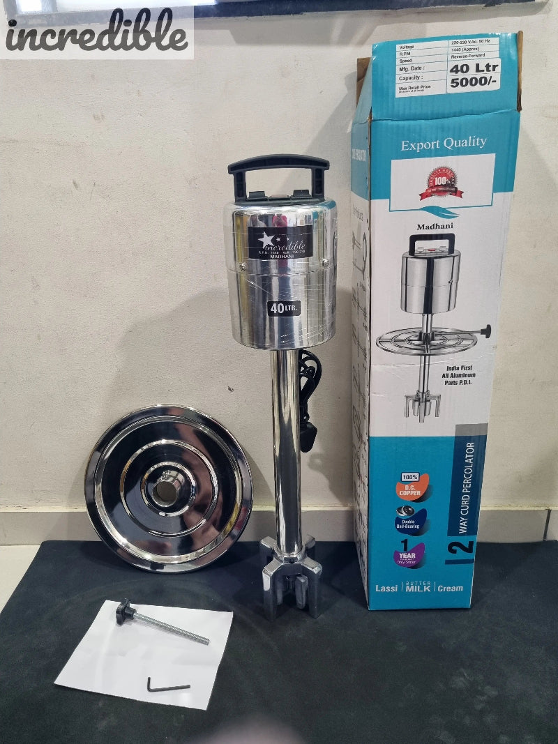 incredible Valona Madhani Machine Electric for Lassi/Curd/Buttermilk Churning SS Pipe