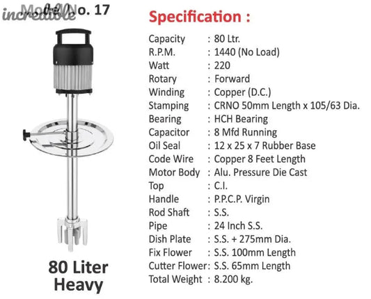 Valona Madhani Machine, Heavy Duty Curd & Lassi Churner
