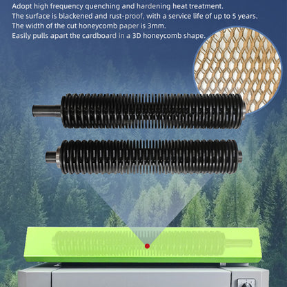 Honeycomb Cardboard Shredder Machine PS73 (500mm Blade Width) Eco-Friendly Packaging Cushion Maker for Waste Box Recycling & Protective Wrapping