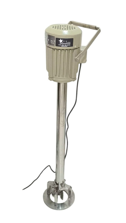 Incredible 100L Electric Chemical & Food Grade Liquid Stirrer Mixer | SS Pipe & Blade | Heavy-Duty Churning Machine