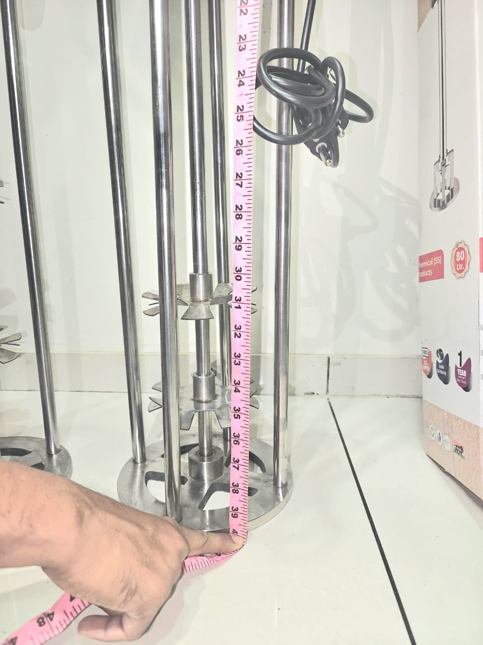 Incredible 100L Electric Liquid Mixer & Stirrer | Heavy-Duty Food Gravy, Juice Pulp & Churning Machine | SS Valona Madhani Yantra