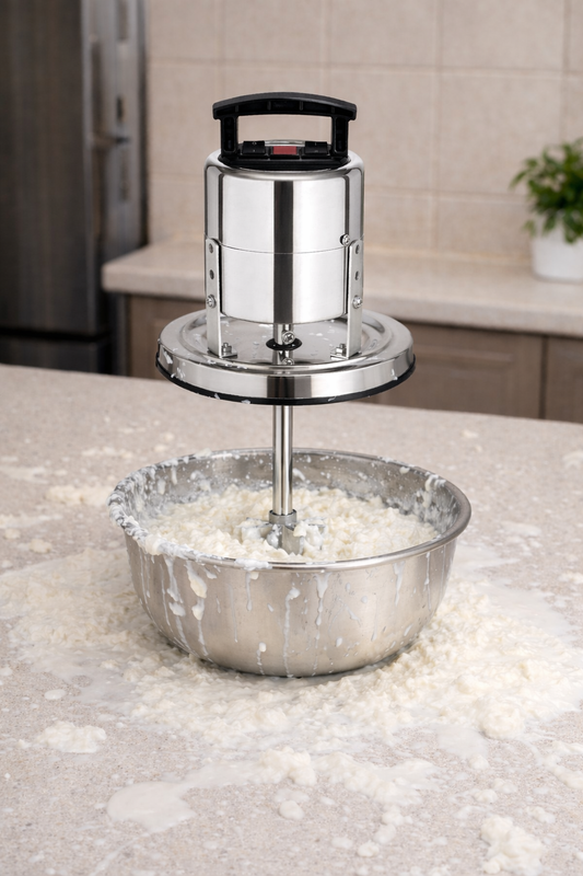 Electric Madhani (Bilona) Valona Machine 20L | Copper Motor | 2-Way Rotary | Butter & Lassi Churner