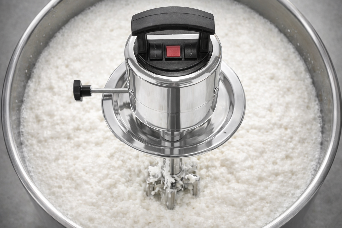 Incredible 10-20L Electric Valona Machine | High-Speed Madhani for Lassi, Curd & Buttermilk | 1440 RPM Copper Winding Motor | 2-Way Rotary Stainless Steel Pipe Churner