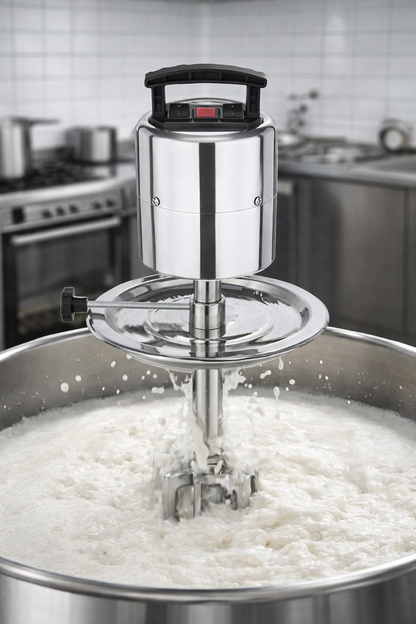 Incredible 10-20L Electric Valona Machine | High-Speed Madhani for Lassi, Curd & Buttermilk | 1440 RPM Copper Winding Motor | 2-Way Rotary Stainless Steel Pipe Churner