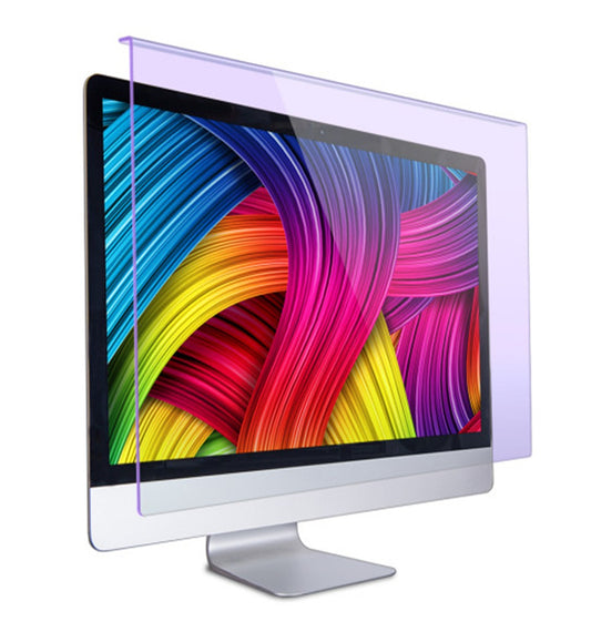 Monitor Blue Light Filter Screen Protector | Anti-Glare Optical Acrylic Panel Green Light | SGS Certified