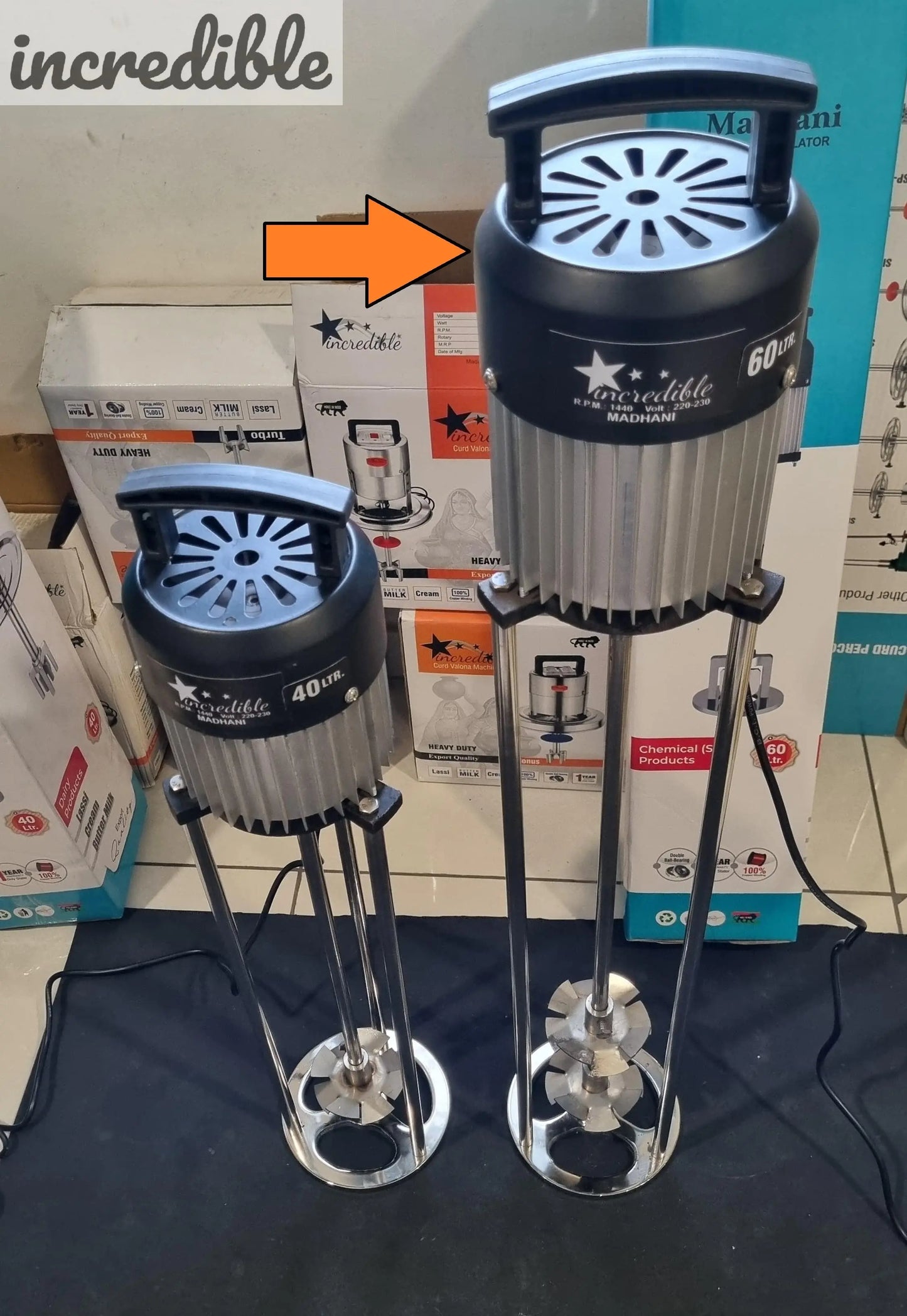 Incredible Stirrer Valona Churner Mixer Madhani Yantra (60L Capacity) Global Retail