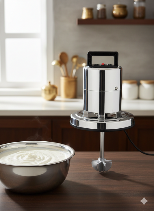 Electric Madhani (Bilona) Valona Machine 10L | Copper Motor | 2-Way Rotary | Butter & Lassi Churner