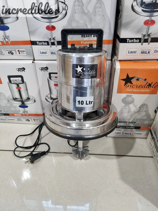 incredible Electric Valona Madhani Yantra for Curd/Lassi/Buttermilk (Up to 10L Use) Global Retail