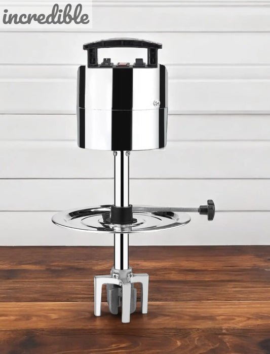 incredible Valona Madhani Stirrer Electric for Lassi, Curd Churning SS Pipe Model (30L Capacity) Global Retail